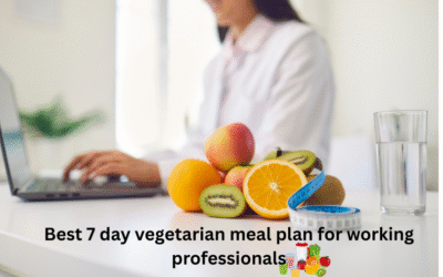 “Best 7 Day Vegetarian Meal Plan for Working Professionals to Lose Weight”